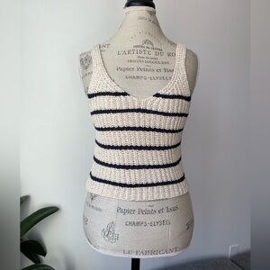 Garage Stripe knit camisole top
Size: XS